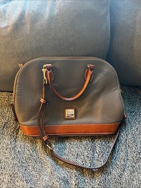 Dooney and Bourke crossbody satchel gray